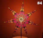 Load image into Gallery viewer, 4. Black Christmas star 7 points