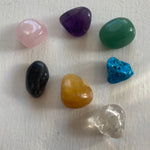 Ladda upp bild till gallerivisning, Kristall halsband 7 ädelstenar