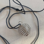 Ladda upp bild till gallerivisning, Kristall halsband 7 ädelstenar