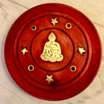 Ladda upp bild till gallerivisning, Rökelsehållare Budha rund