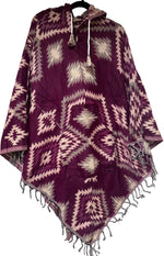 Load image into Gallery viewer, Mönstrad Poncho med Luva