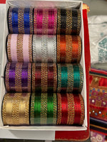 Load image into Gallery viewer, Indiska barnbangles 2:2 – 6 st, glitter & enfärgade