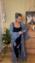 Ladda upp bild till gallerivisning, Kimono/klänning med volang