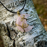 Ladda upp bild till gallerivisning, Rosenkvarts Handgjort Hänge