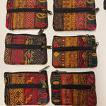 Ladda upp bild till gallerivisning, 3.Plånbok i tyg med 2 fickor mellan