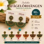 Ladda upp bild till gallerivisning, Indiska påfågelörhängen
