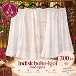 Load image into Gallery viewer, Indisk boho-kjol med spets