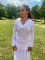 Ladda upp bild till gallerivisning, Yoga tröja med luva lång ärm utan tryck