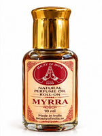 Load image into Gallery viewer, Myrra (Myrrh) parfymolja 10 ml – flaska framifrån | Beauty of India