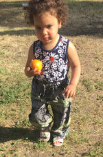 Ladda upp bild till gallerivisning, Raka barnbyxor mönstrade