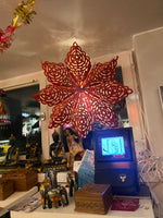 Ladda upp bild till gallerivisning, 5. Julstjärna snöflinga vit stor