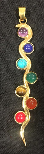 Ladda upp bild till gallerivisning, Brons Hänge chakra orm