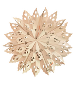 Ladda upp bild till gallerivisning, 5. Julstjärna snöflinga vit stor