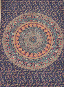 Bedsheet indisk Mandala