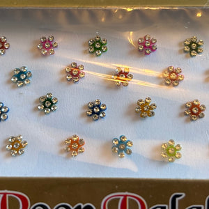 Runda bindi med strass