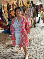 Ladda upp bild till gallerivisning, Kimono kort - bomull
