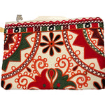 Ladda upp bild till gallerivisning, Broderad handledsväska från Indien – unik färgstark clutch
