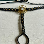Ladda upp bild till gallerivisning, 3. Flower of Life Handsmyckesarmband i makramé
