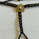 Load image into Gallery viewer, 2. Flower of Life Macramé Hand Jewelry Bracelet
