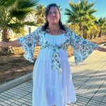 Load image into Gallery viewer, Tie blouse cotton
