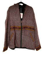 Ladda upp bild till gallerivisning, Akryljacka med fleecefoder och luva
