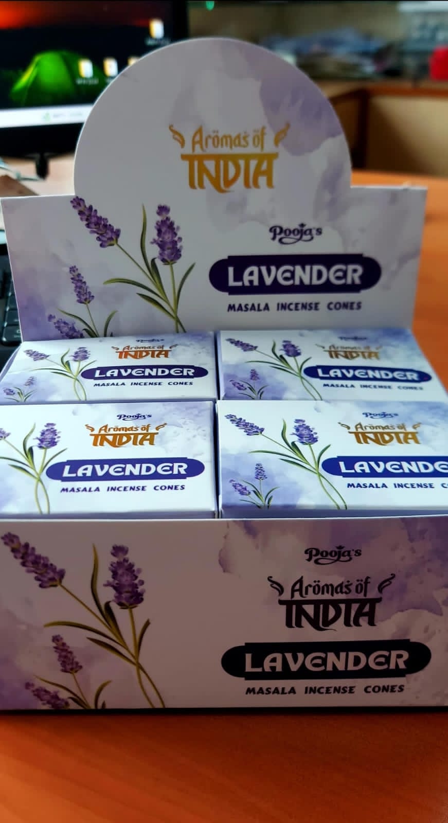 Pooja’s korn rökelser Lavendel – Lugn & Harmoni