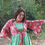 Load image into Gallery viewer, Tie blouse cotton
