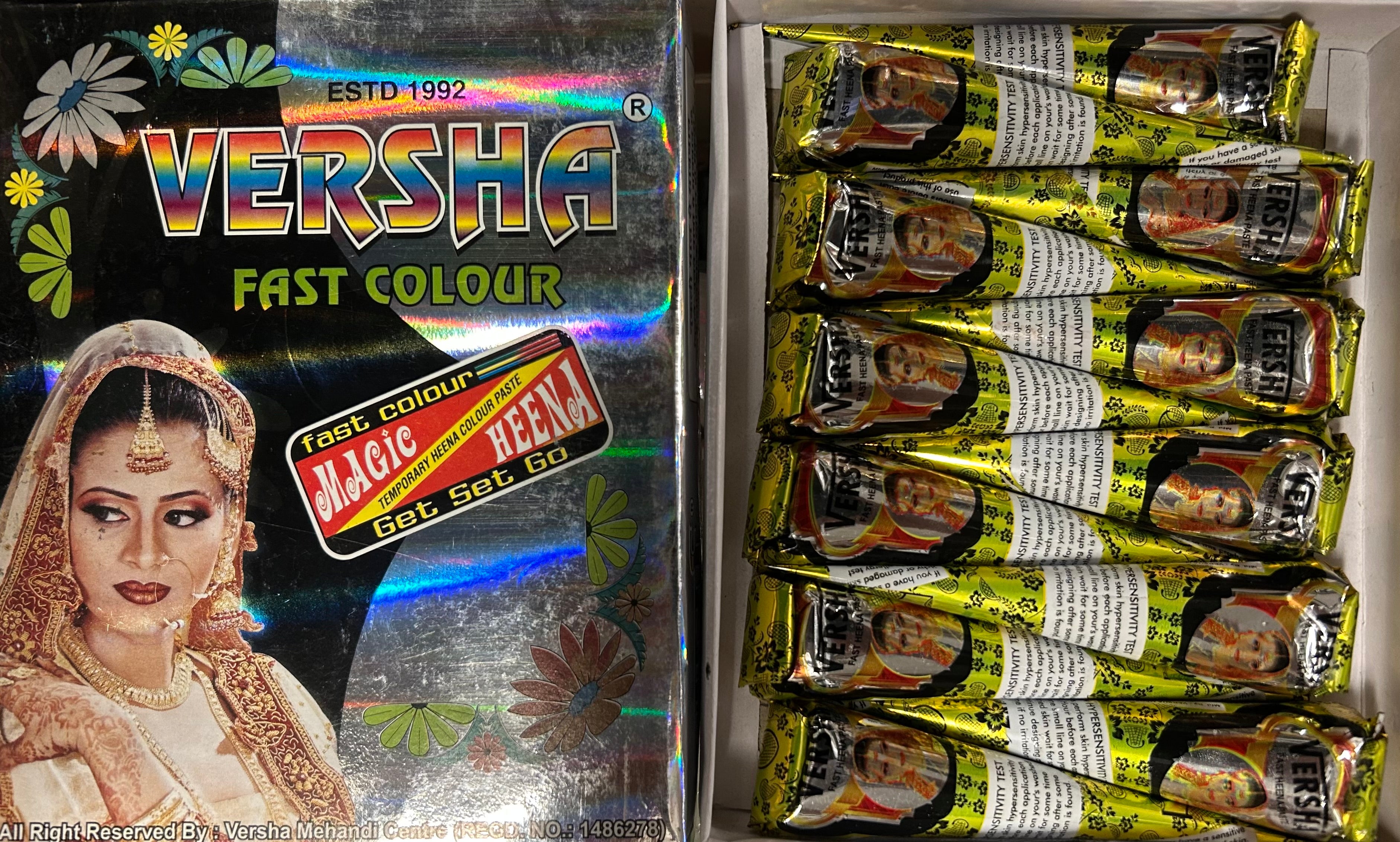 Henna färg svart