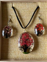 Ladda upp bild till gallerivisning, Tree of life Halsband /örhänge
