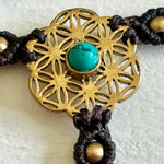 Load image into Gallery viewer, 2. Flower of Life Macramé Hand Jewelry Bracelet
