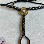Ladda upp bild till gallerivisning, 1. Flower of Life Handsmyckesarmband i makramé
