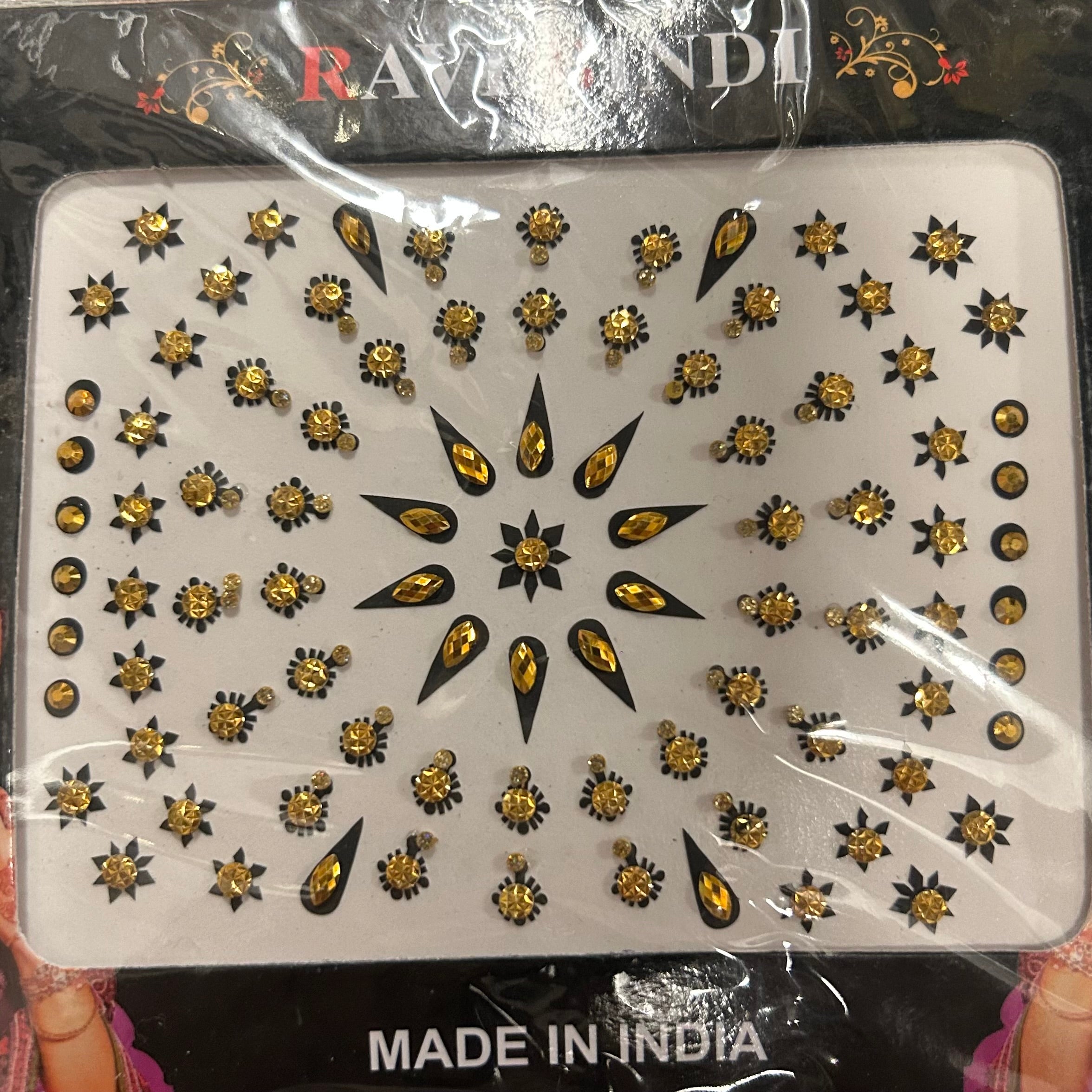 Stor bindikarta med enkla bindiå
