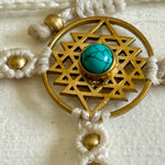 Ladda upp bild till gallerivisning, 3. Flower of Life Handsmyckesarmband i makramé
