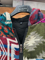 Ladda upp bild till gallerivisning, Akryljacka med fleecefoder och luva
