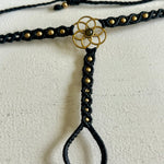 Ladda upp bild till gallerivisning, 4. Flower of Life Handsmyckesarmband i makramé
