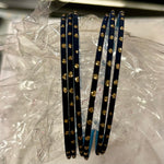 Ladda upp bild till gallerivisning, L Färgglada matta Bangles – Indiska armband 6 för 20 kr
