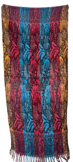 Ladda upp bild till gallerivisning, Varm skön Filt/sjal mönster
