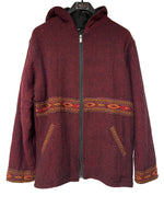 Ladda upp bild till gallerivisning, Akryljacka med fleecefoder och luva
