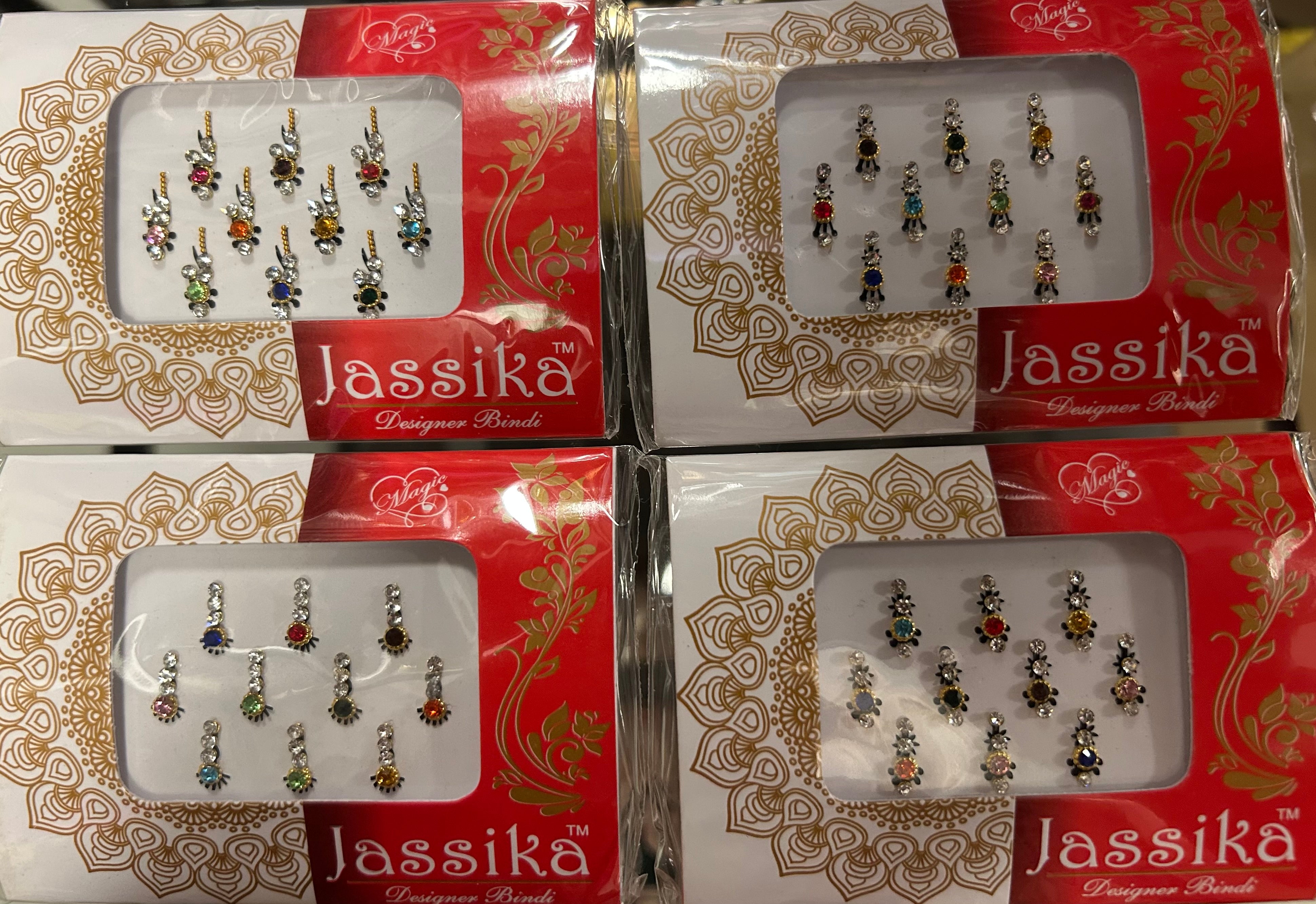 Bindi guldstrass färg