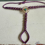 Ladda upp bild till gallerivisning, 4. Flower of Life Handsmyckesarmband i makramé
