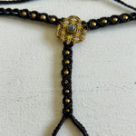 Load image into Gallery viewer, 2. Flower of Life Macramé Hand Jewelry Bracelet
