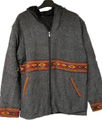 Ladda upp bild till gallerivisning, Akryljacka med fleecefoder och luva
