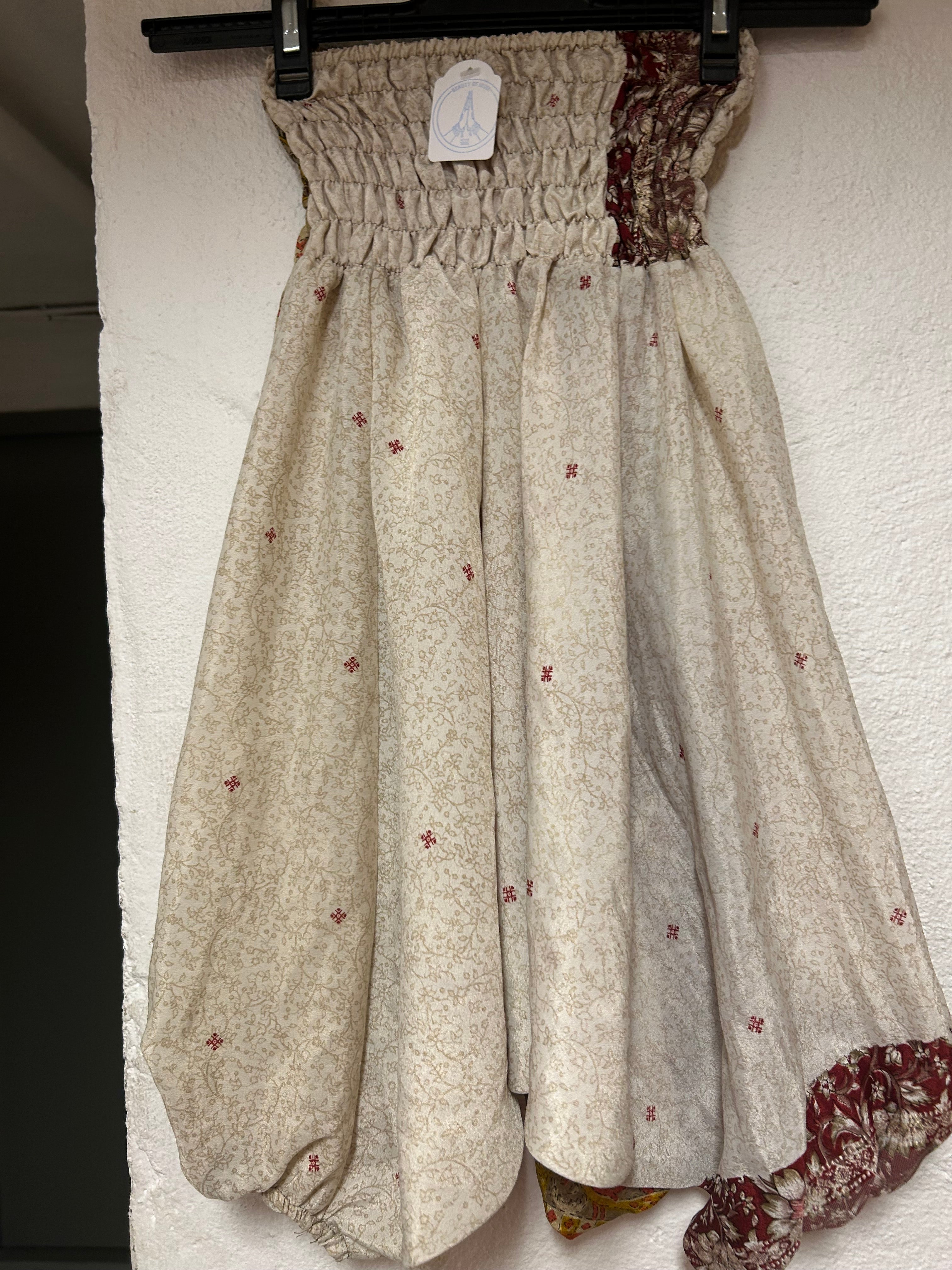 Haremsbyxor barn sari tyg
