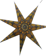 Ladda upp bild till gallerivisning, 4. Julstjärna svart 7 spetsar
