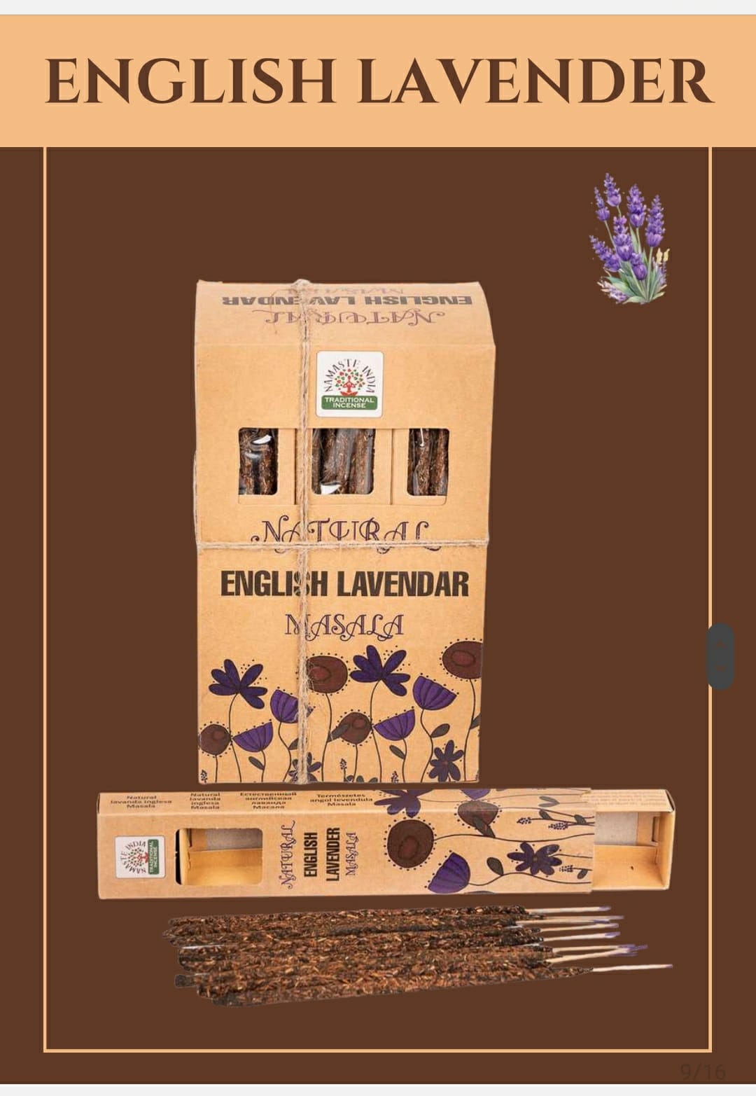 Naturlig Smudge Rökelse Blandad – Set Om 4