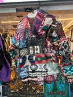 Ladda upp bild till gallerivisning, Akryljacka med fleecefoder och luva
