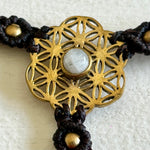 Load image into Gallery viewer, 2. Flower of Life Macramé Hand Jewelry Bracelet
