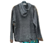 Ladda upp bild till gallerivisning, Akryljacka med fleecefoder och luva
