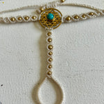 Ladda upp bild till gallerivisning, 3. Flower of Life Handsmyckesarmband i makramé
