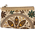 Ladda upp bild till gallerivisning, Broderad handledsväska från Indien – unik färgstark clutch
